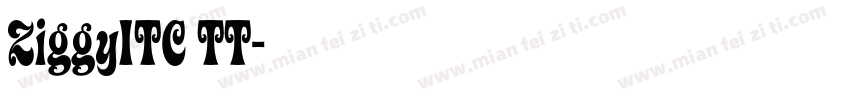 ZiggyITC TT字体转换